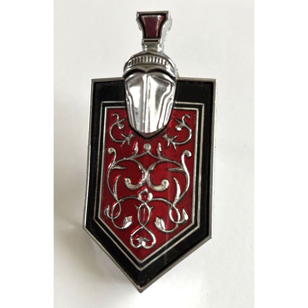 Chevy Monte Carlo Grille Emblem Crest Badge Red Black Knight Shield OEM Style